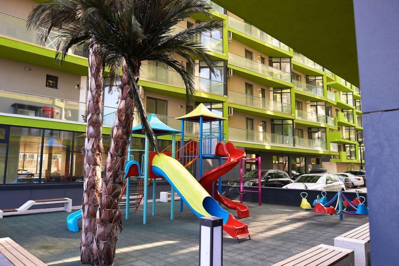 Blue Apartment In Spa N Pool Beach Resort Navodari Exterior photo